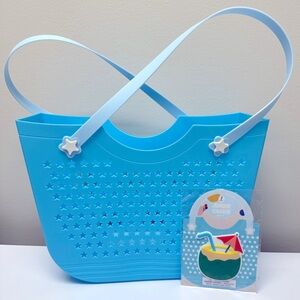 3 for $15 SALE Target Bullseye Sky Blue Bag w/ Large Coconut Charm included